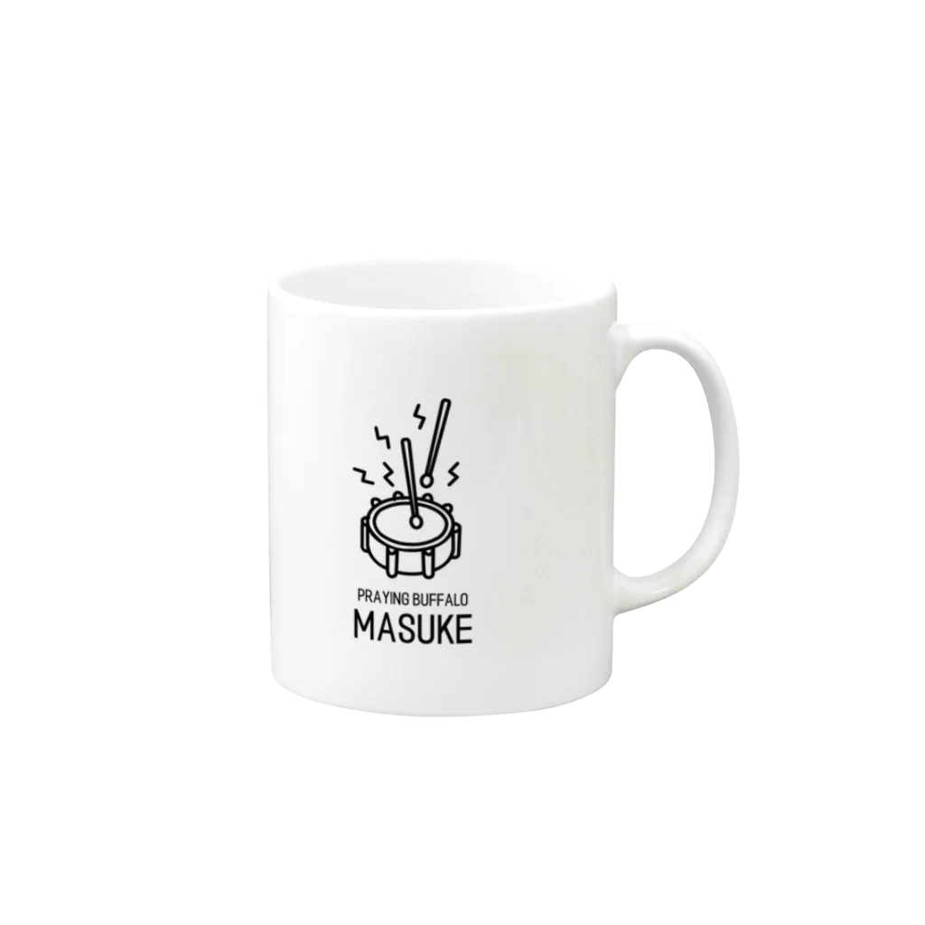 MASUKE - Praying Buffalo -のMASUKE Beatin' Mug :right side of the handle