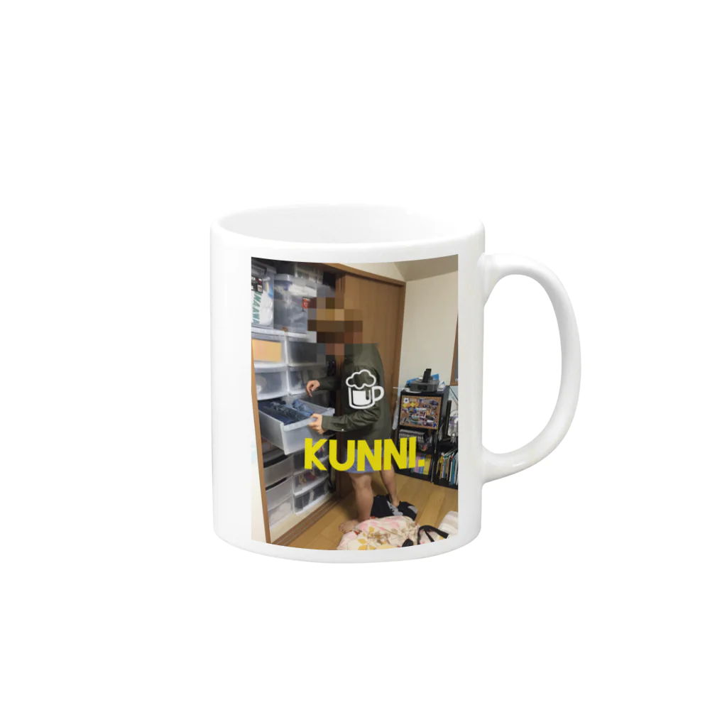 mottomunageのkunni. Mug :right side of the handle