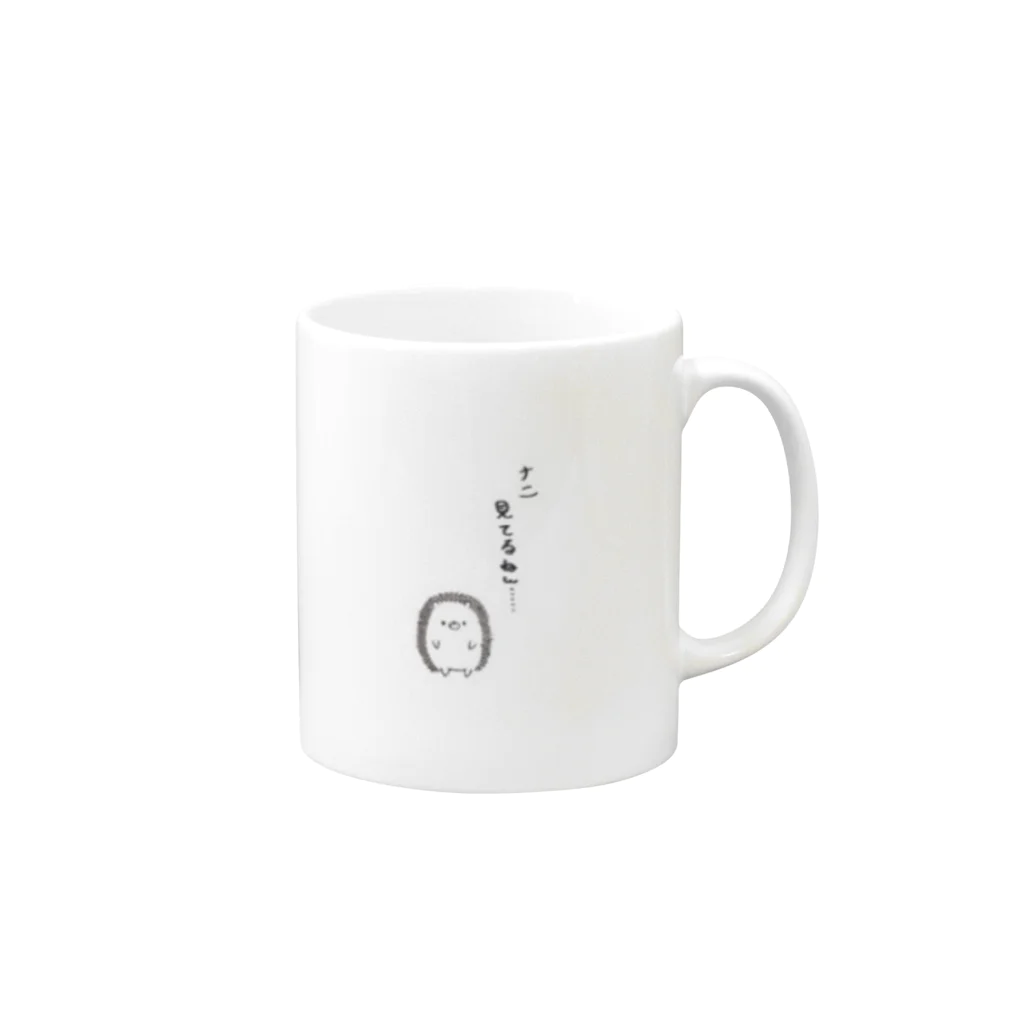 LiLAのハリネズミ Mug :right side of the handle