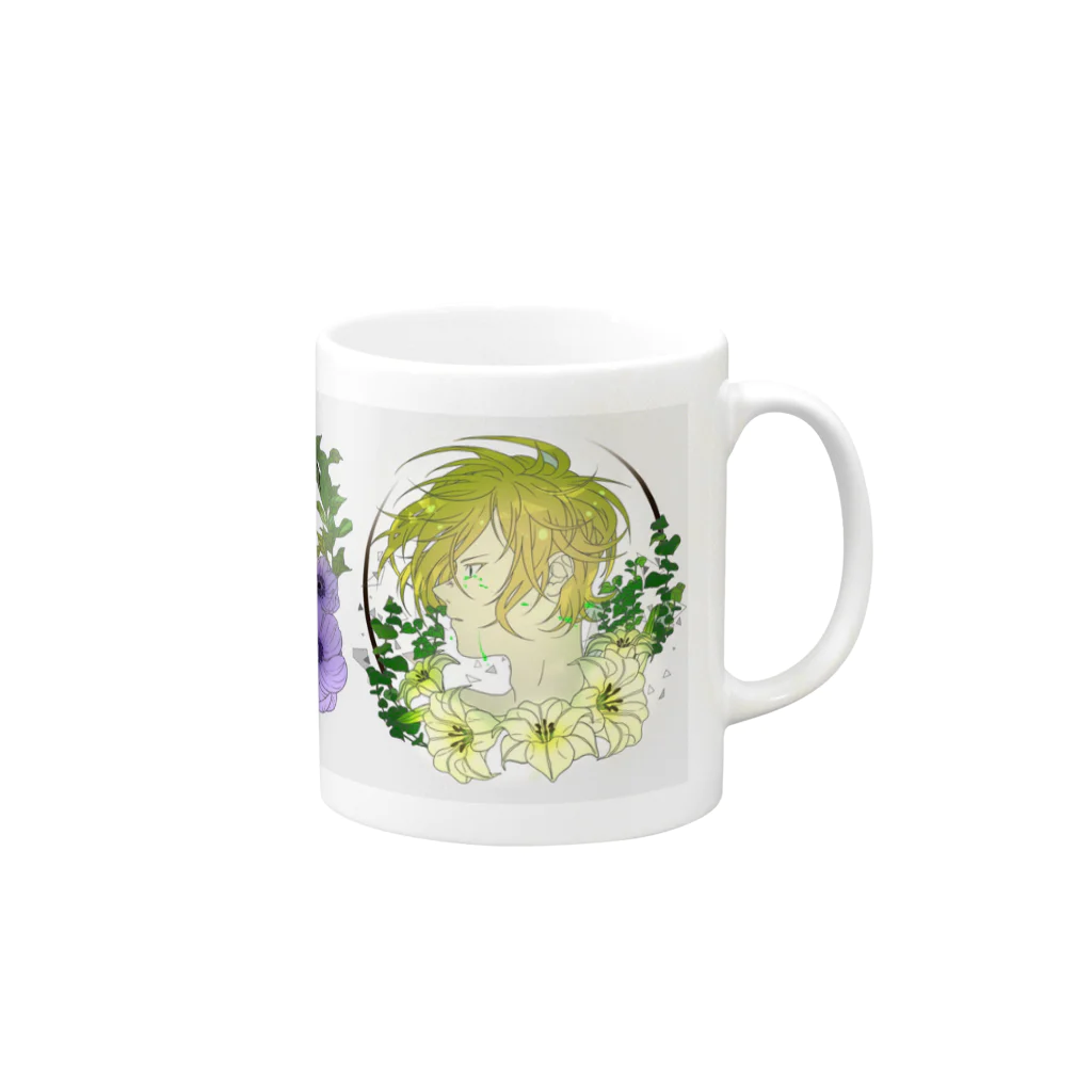 Kuz工房のmug マグカップの取っ手の右面