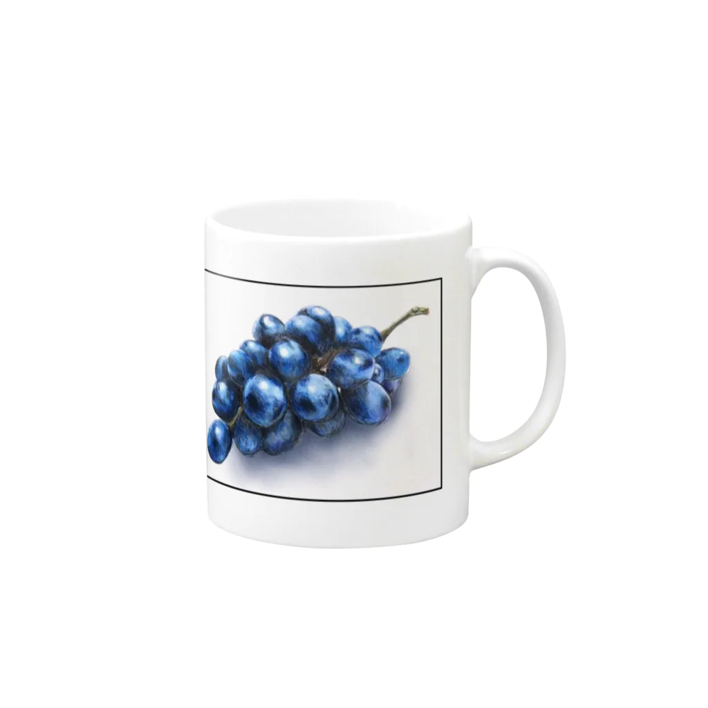 Sonna Kanjiのグッズの巨峰 Mug :right side of the handle