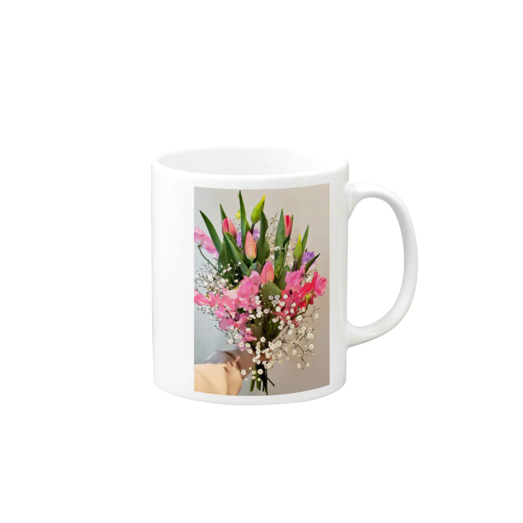 River Gardenの花束を君に Mug :right side of the handle