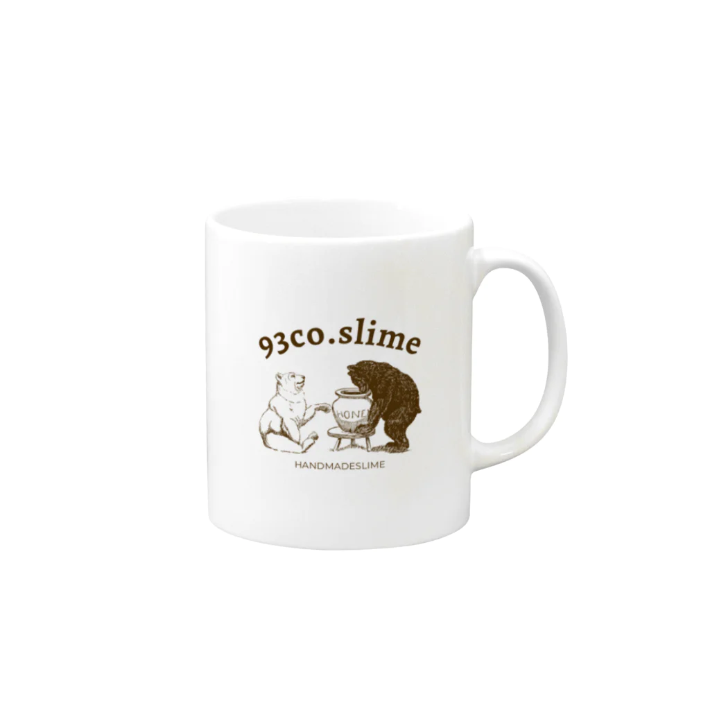 93co.slimeの93co.slime Mug :right side of the handle