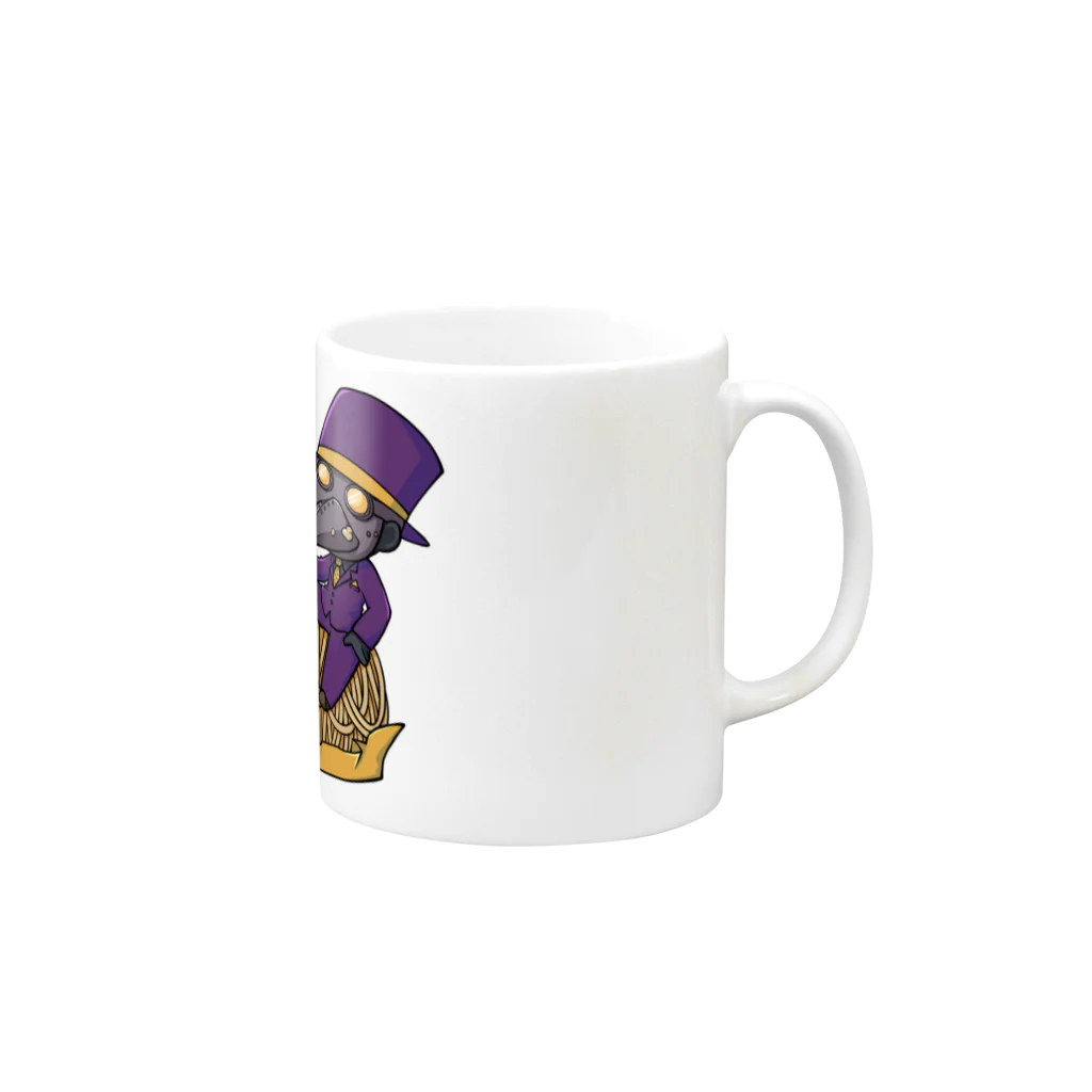 八十三ファミのバーチャルギャングショップのVIRTUALGANG BIRTHDAY GOODS Mug :right side of the handle