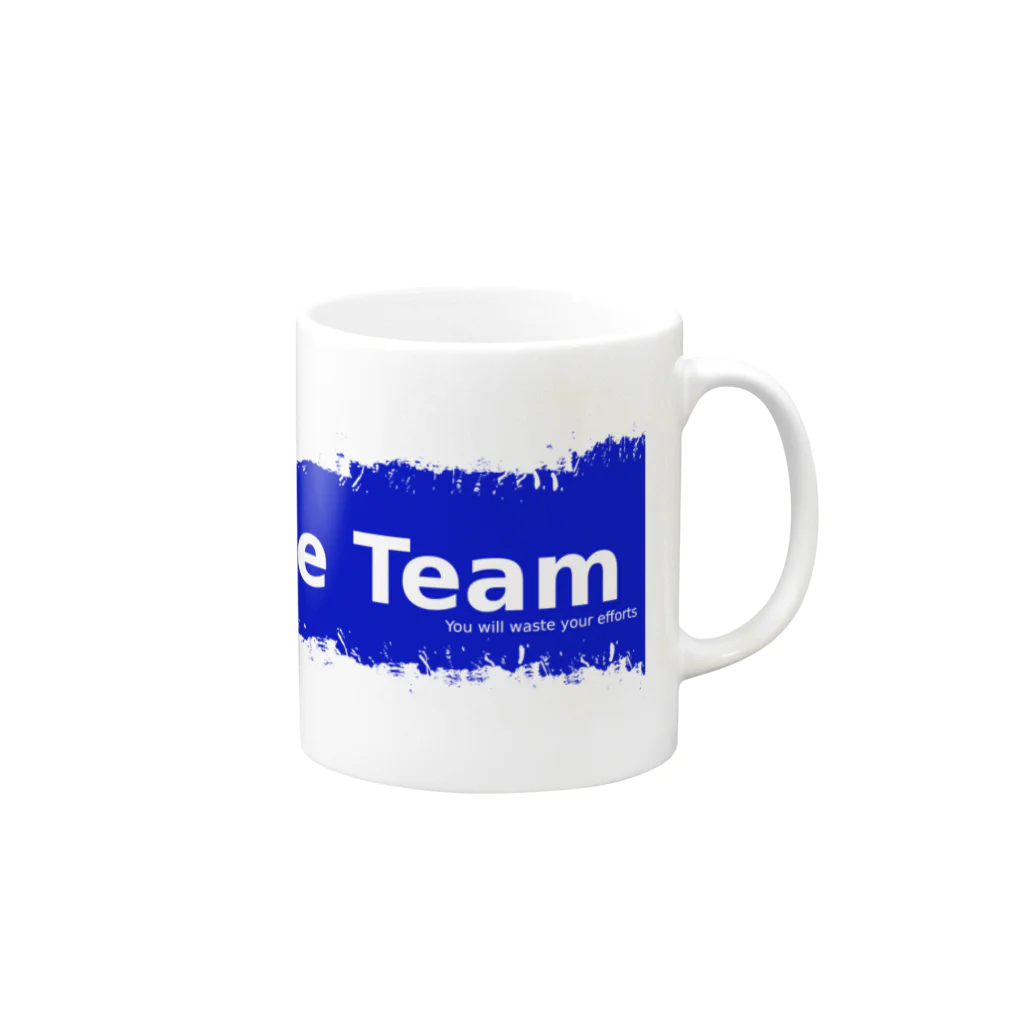 0nimaruのBlue Team Mug :right side of the handle