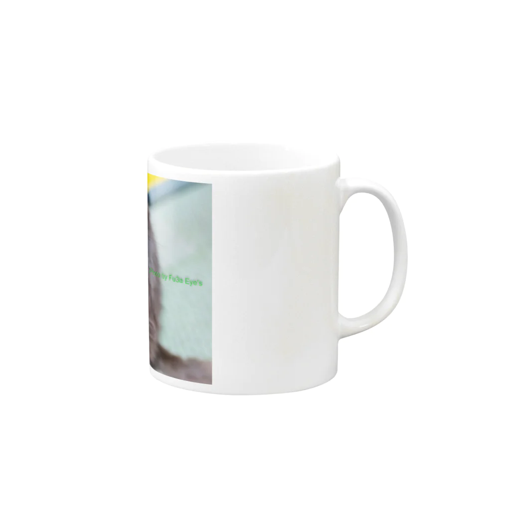 Fu3a eye'sの茶々　怒る Mug :right side of the handle