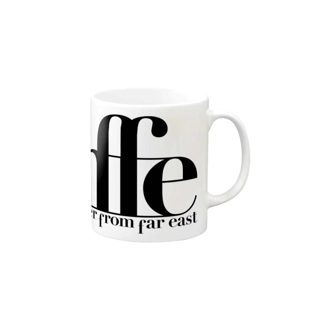 messenger from far eastの[B]LOGO1 Mug :right side of the handle