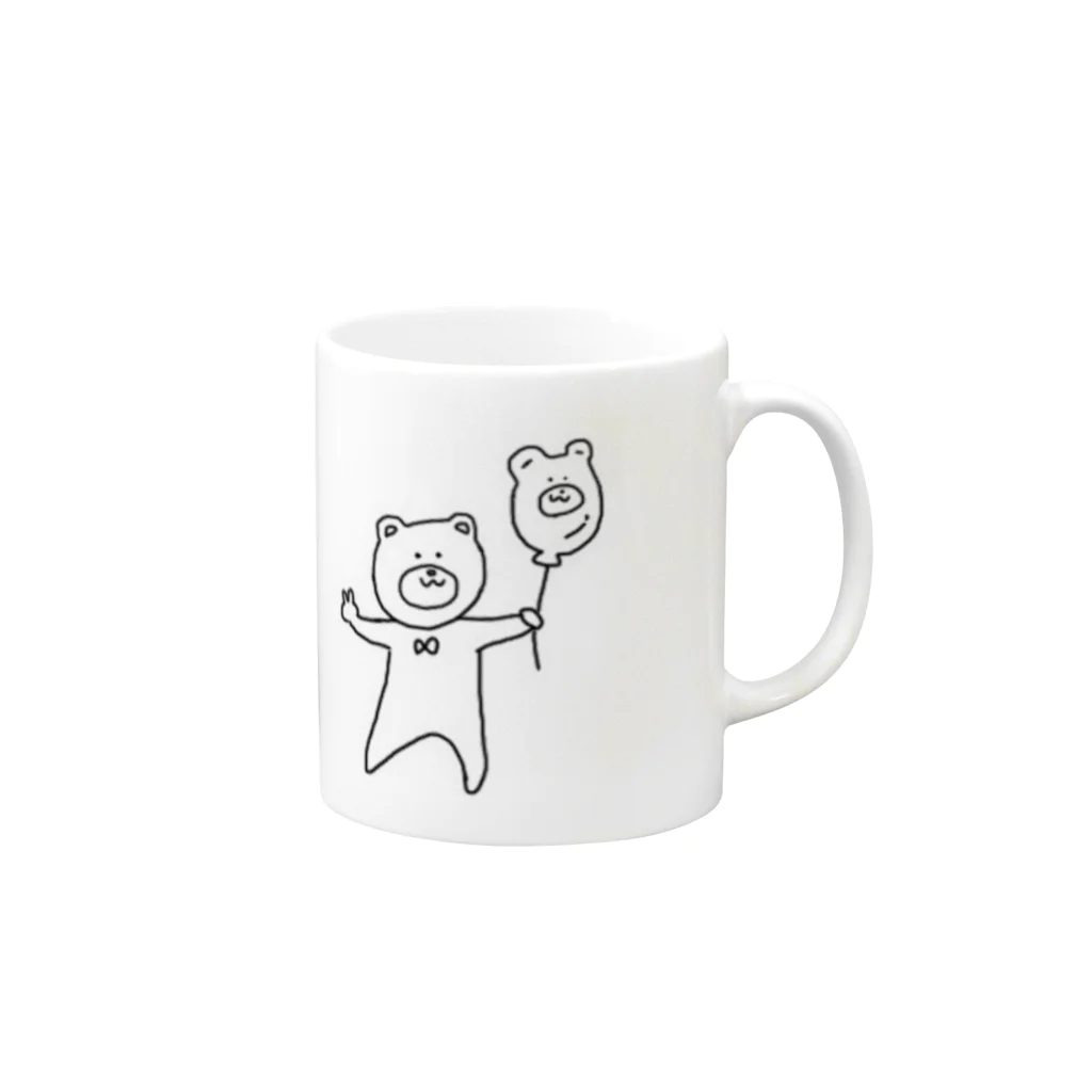 なななのクマタロウ Mug :right side of the handle