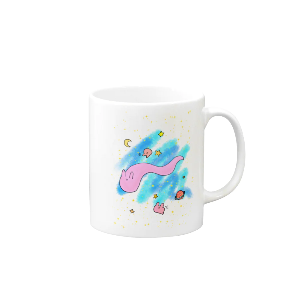 yaseiziのゴリマッチョ Mug :right side of the handle