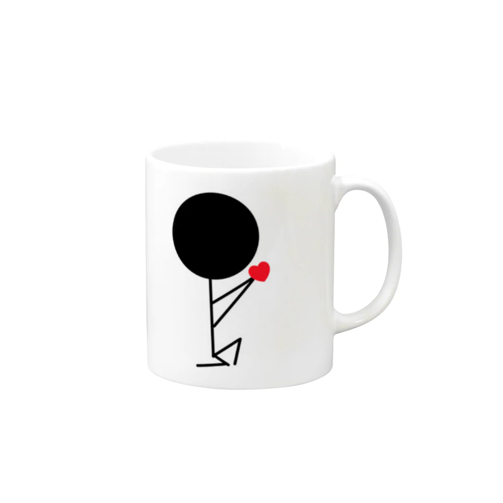 きずなのあなたへ Mug :right side of the handle