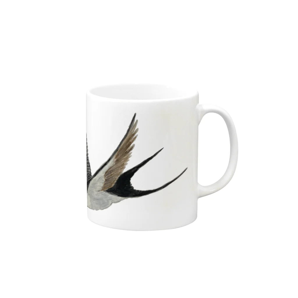 Coshi-Mild-Wildのツバメ Mug :right side of the handle