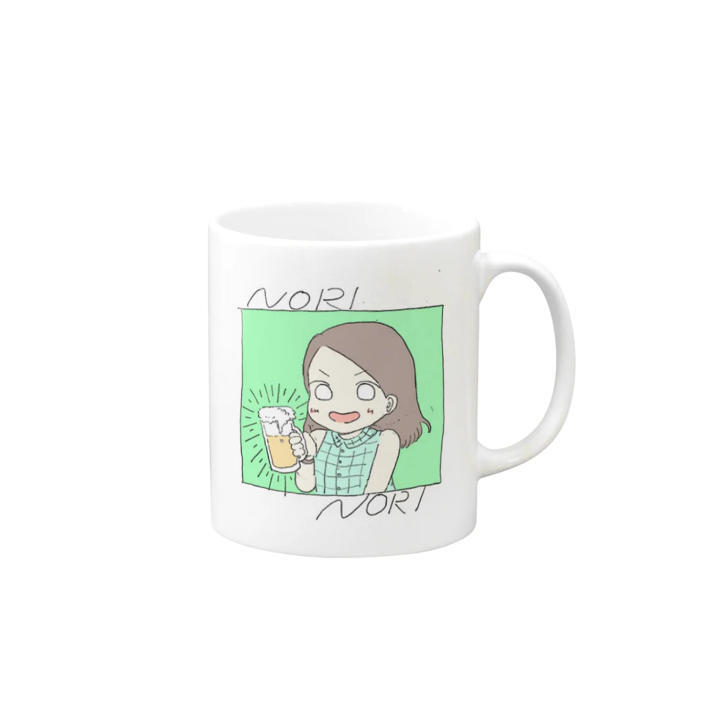 ひ み つ き ちのNORI NORI Mug :right side of the handle