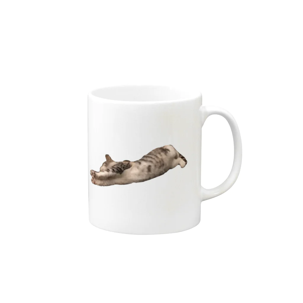 さいさいのねこちゃん Mug :right side of the handle