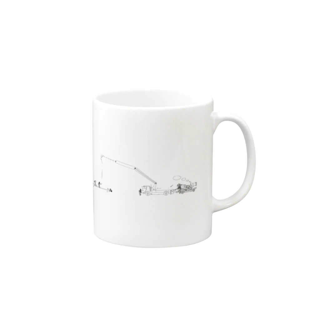 まつこうアーキテクトのThe DASETSU Mug :right side of the handle