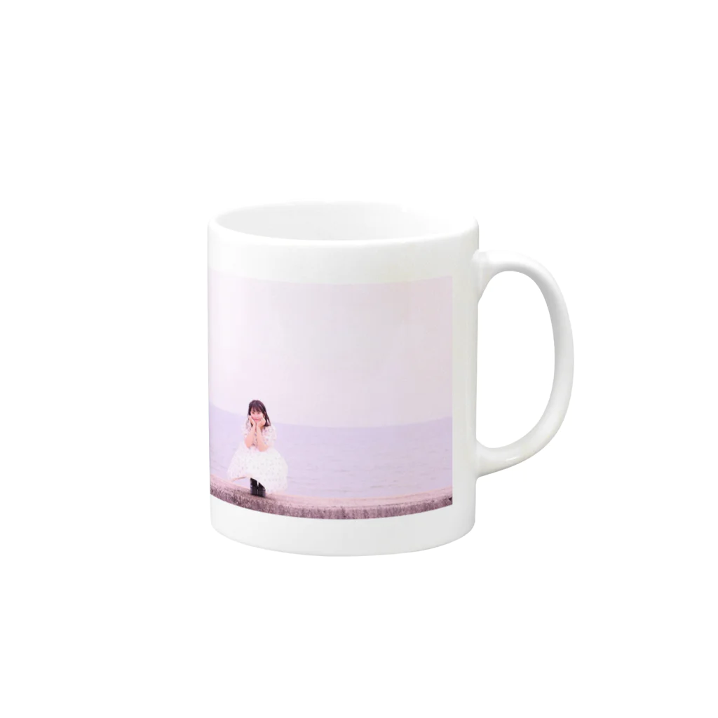 ふうか🎀ミスiD2021の夏を君と過ごしたい Mug :right side of the handle