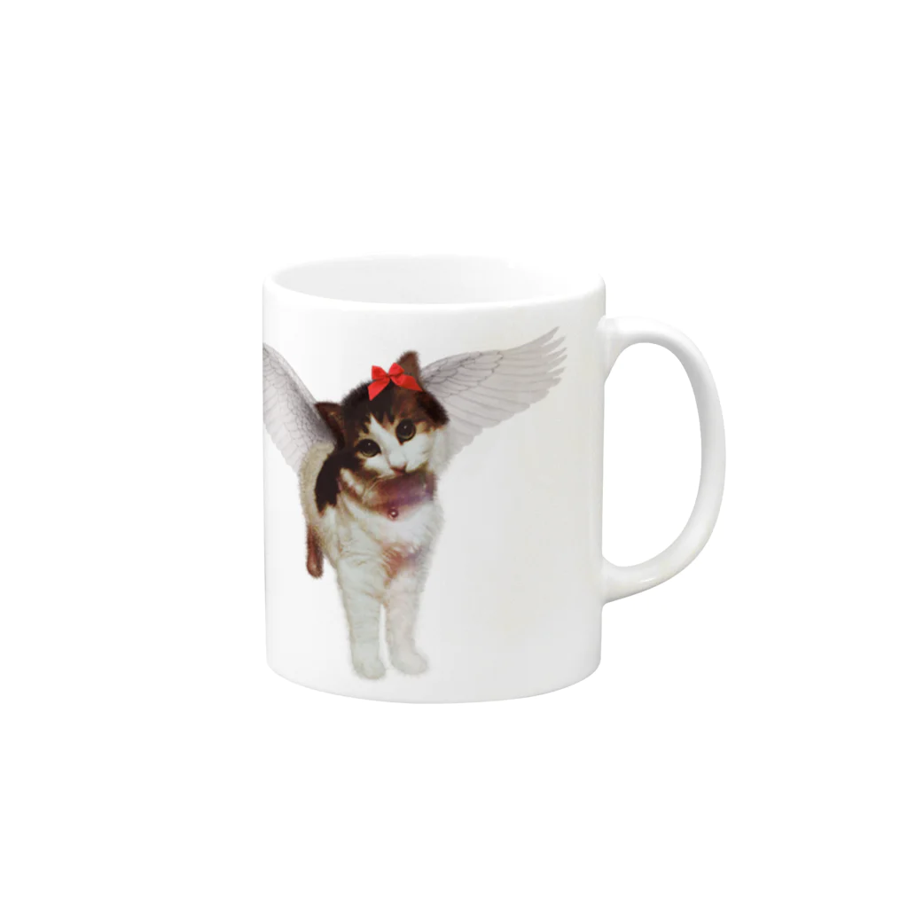 𝙈𝙊𝙈𝙊'𝙨 𝙎𝙝𝙤𝙥のmy angel Mug :right side of the handle