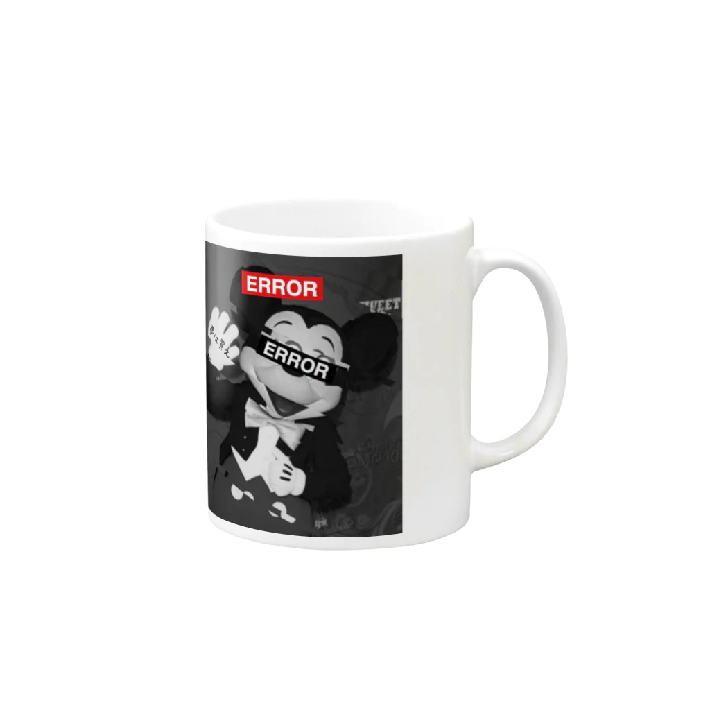 ERRORのERROR《夢は買えserious》 めいん Mug :right side of the handle