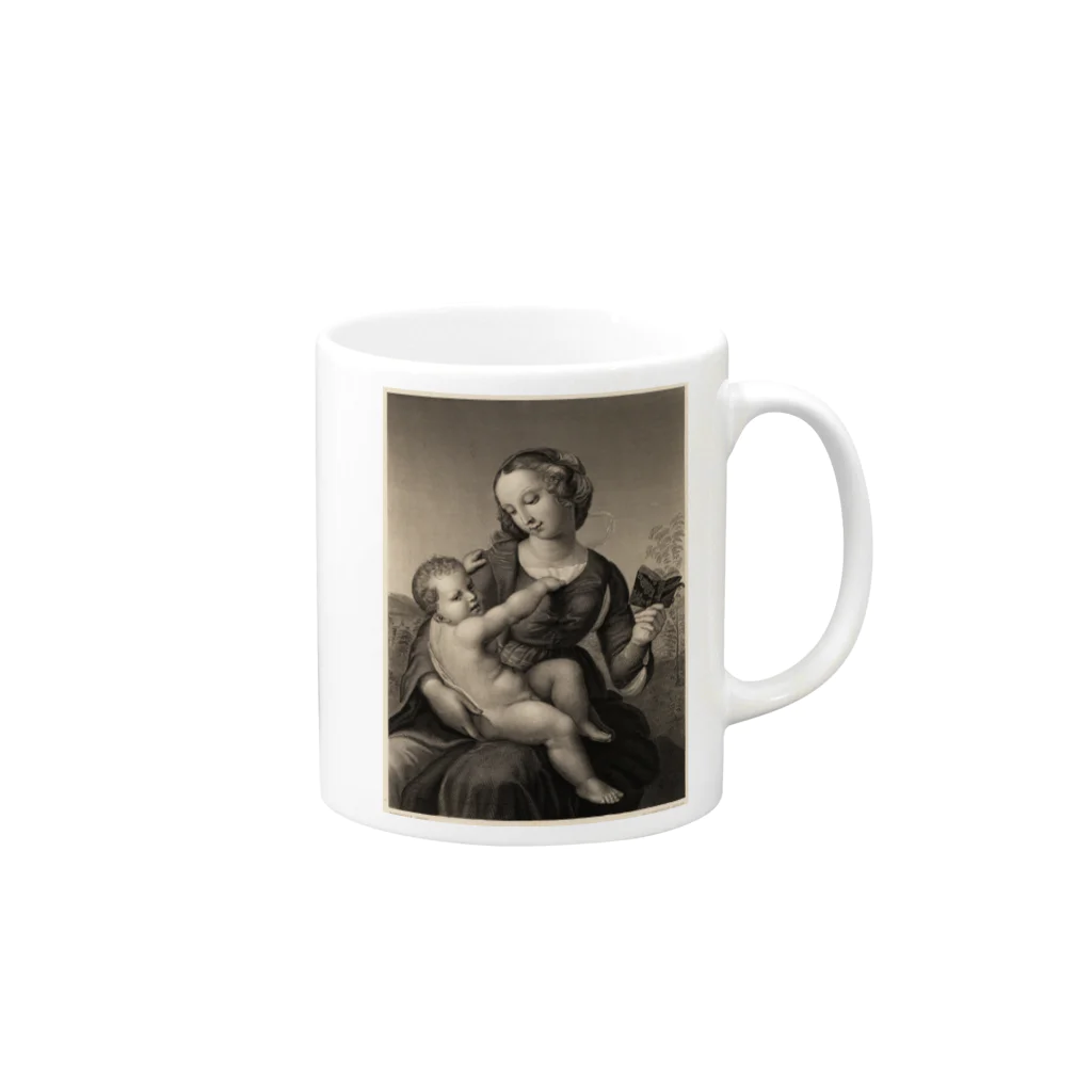 J. Jeffery Print Galleryの母子像 Mug :right side of the handle