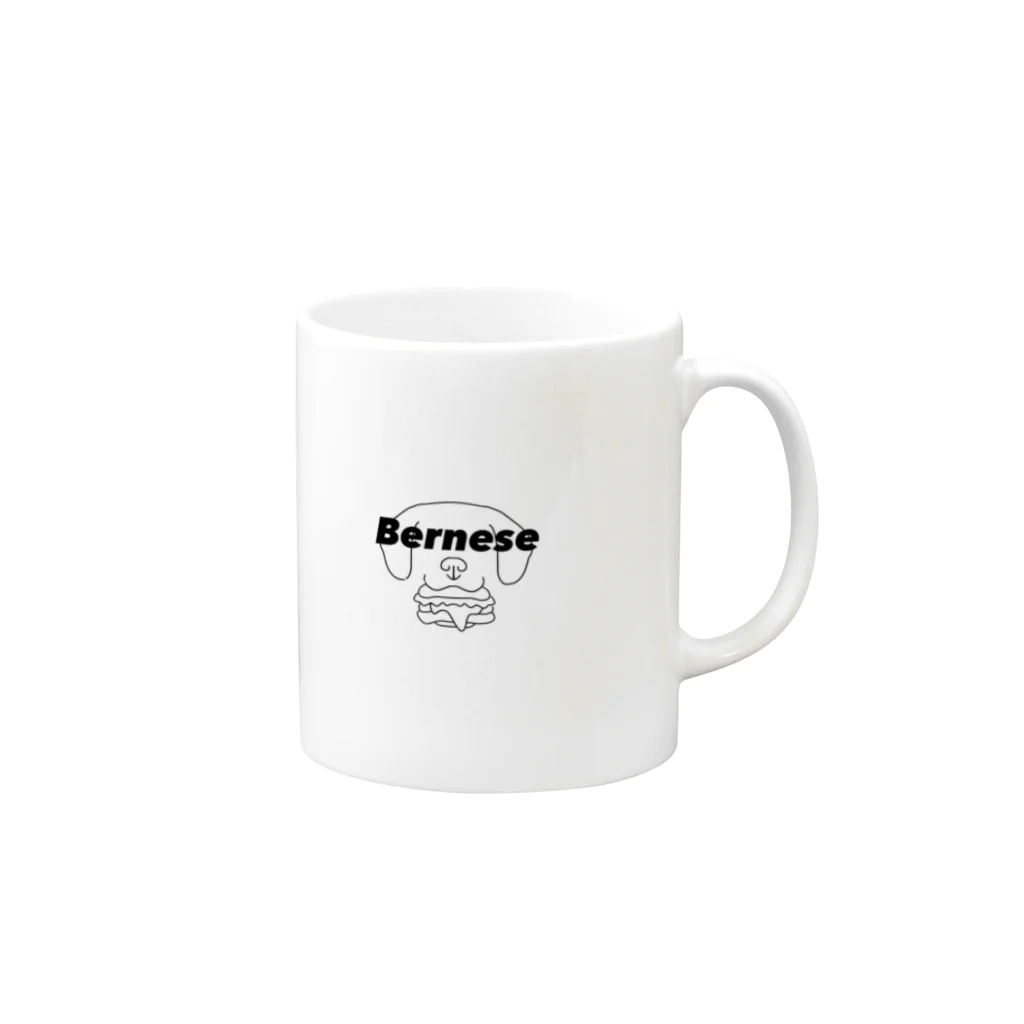 Bernese のBernese SAND Mug :right side of the handle