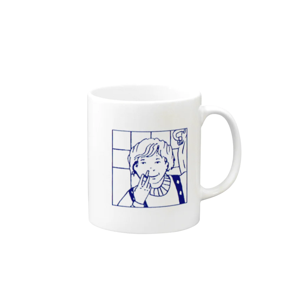 fantomestreetwearの鼻うがい Mug :right side of the handle