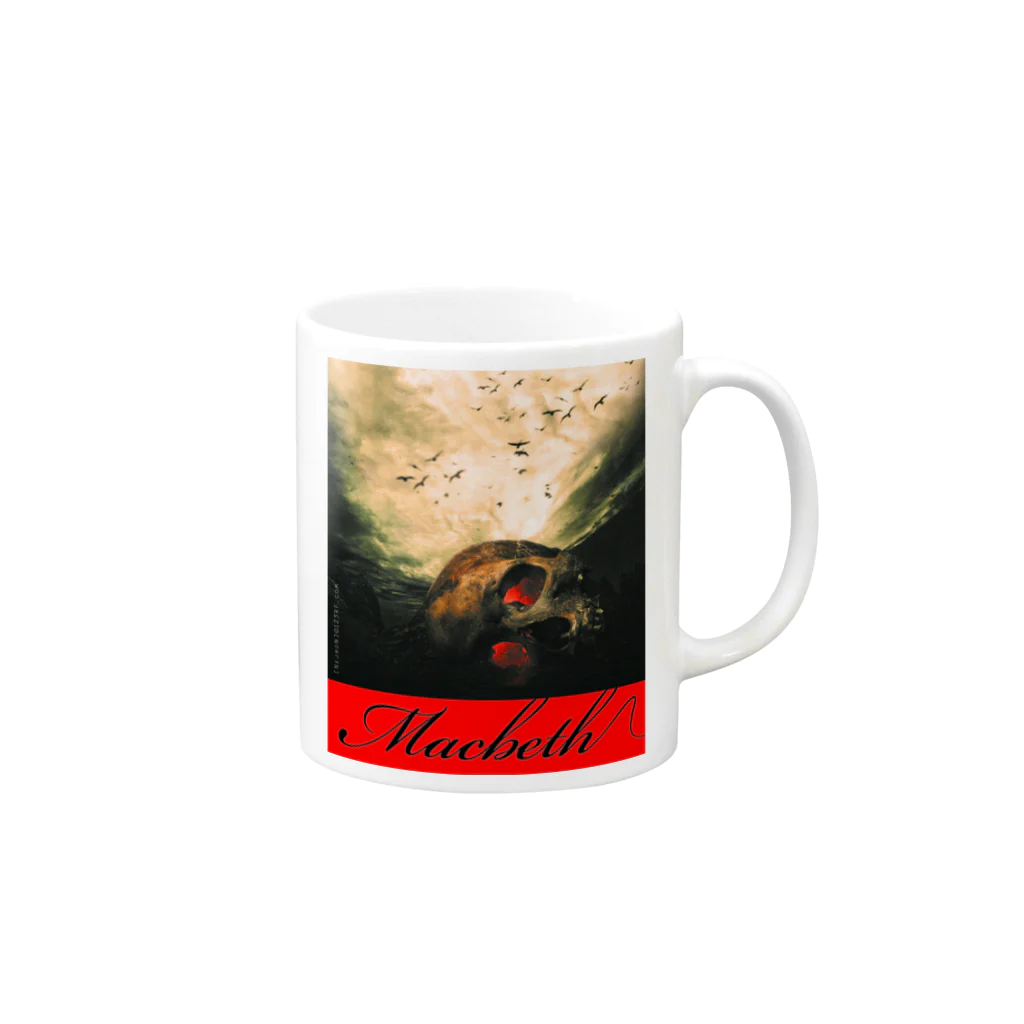 studio applauseのマクベス（Macbeth） Mug :right side of the handle