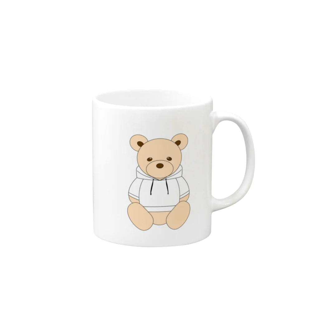 JIYUJIKANのbear マグカップの取っ手の右面