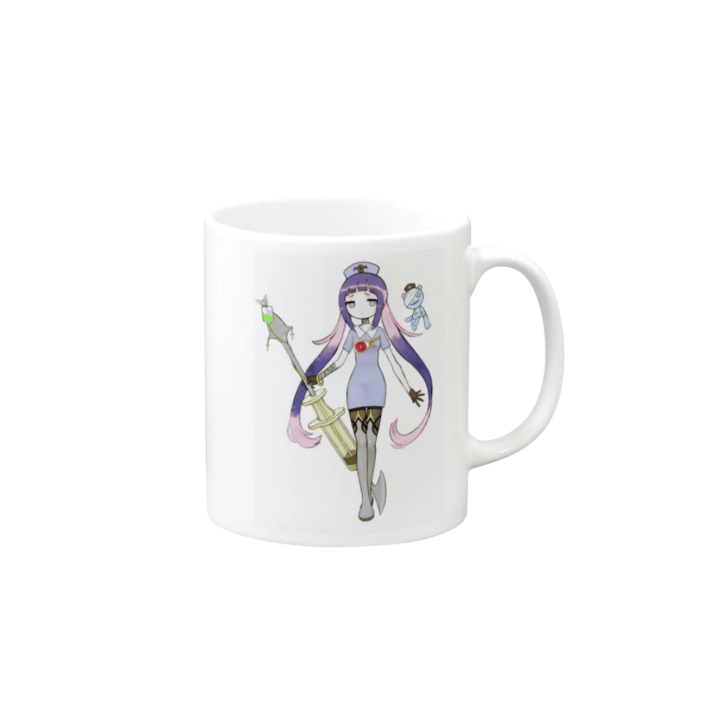 らぴすらずりの病みナース2 Mug :right side of the handle