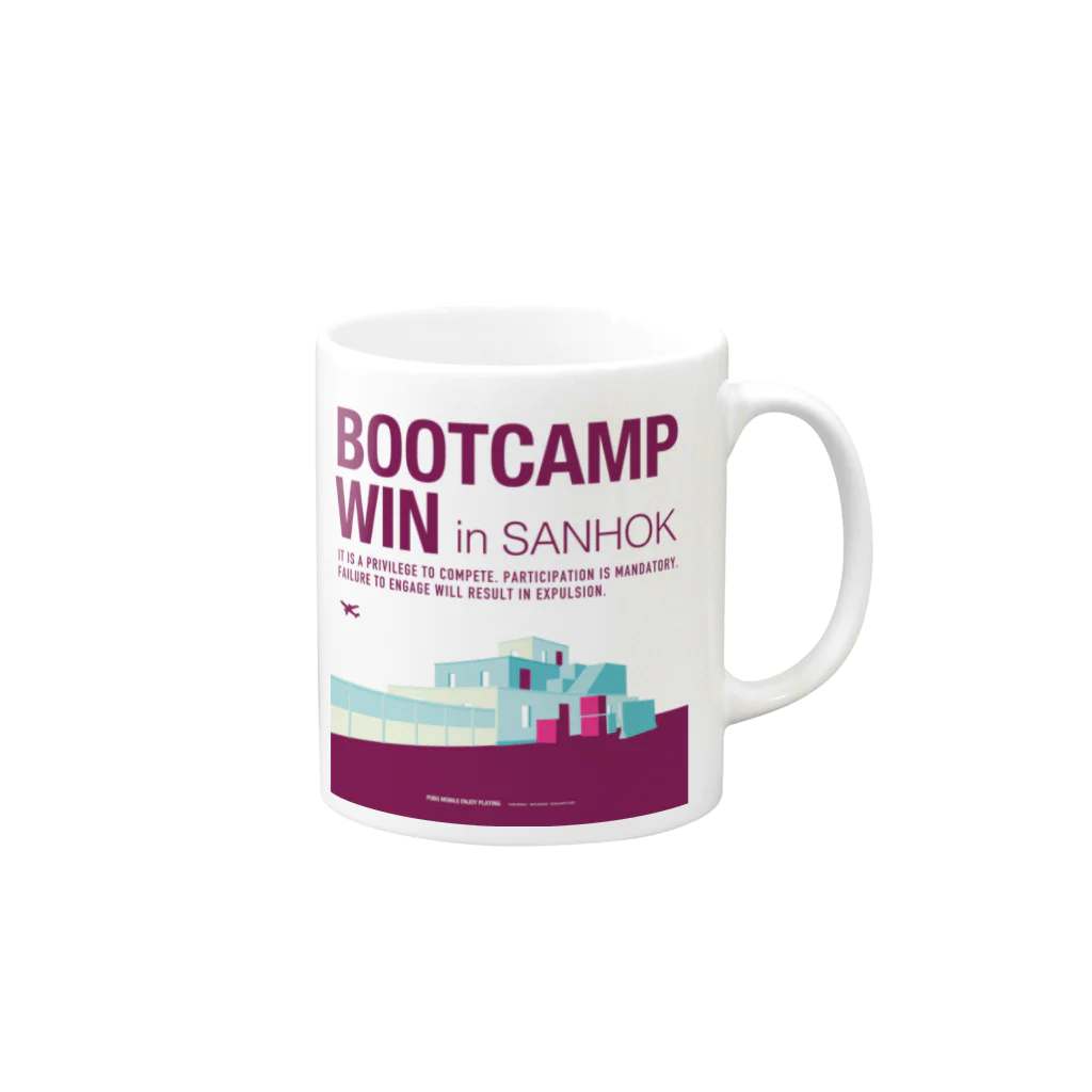 ブリーフ天使のbootcamp Mug :right side of the handle