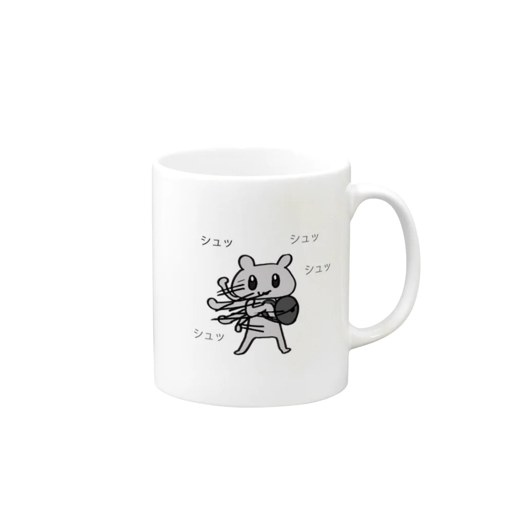 ◆ZUEの孤高の戦士 Mug :right side of the handle