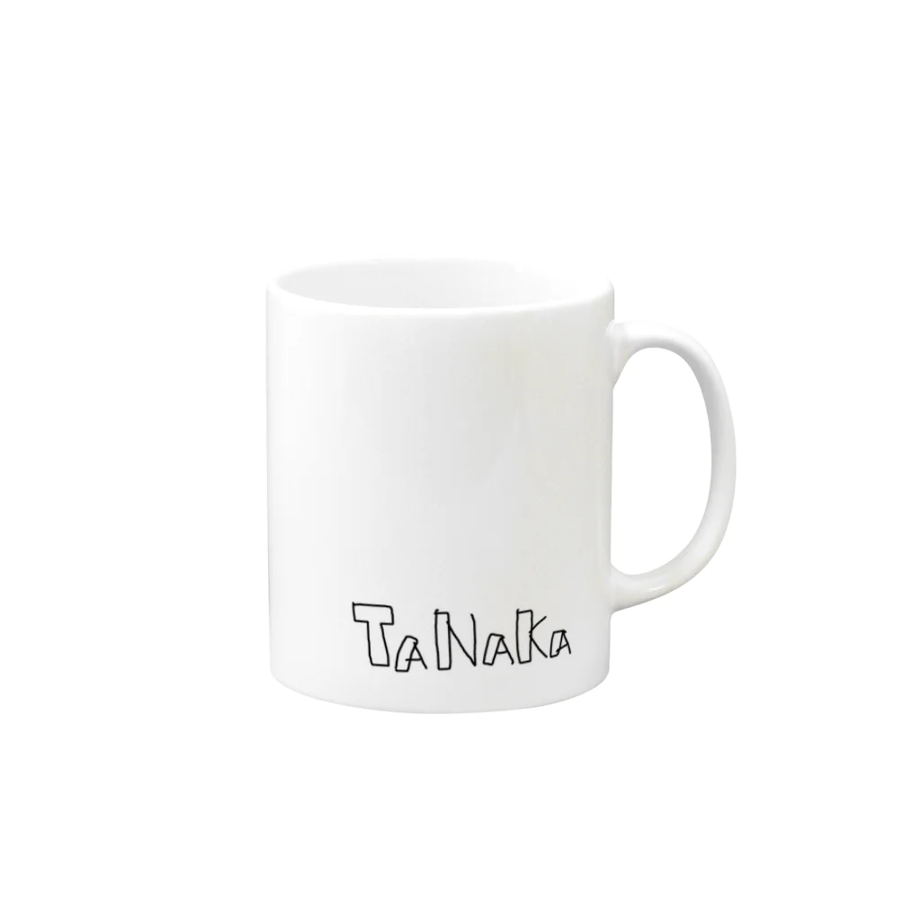 bakaparadeのTANAKA/田中 Mug :right side of the handle