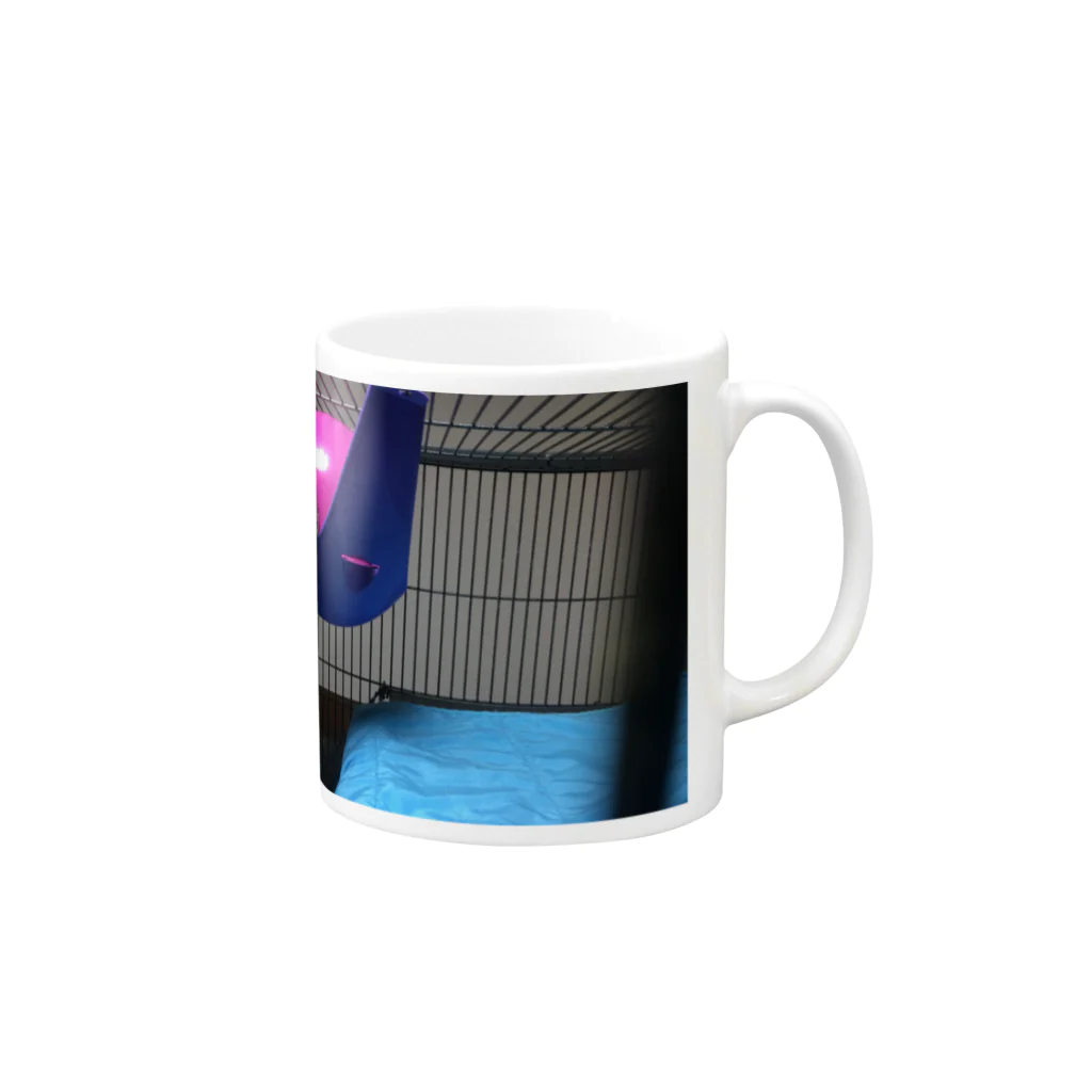 ベロンのフェレット     メープル Mug :right side of the handle