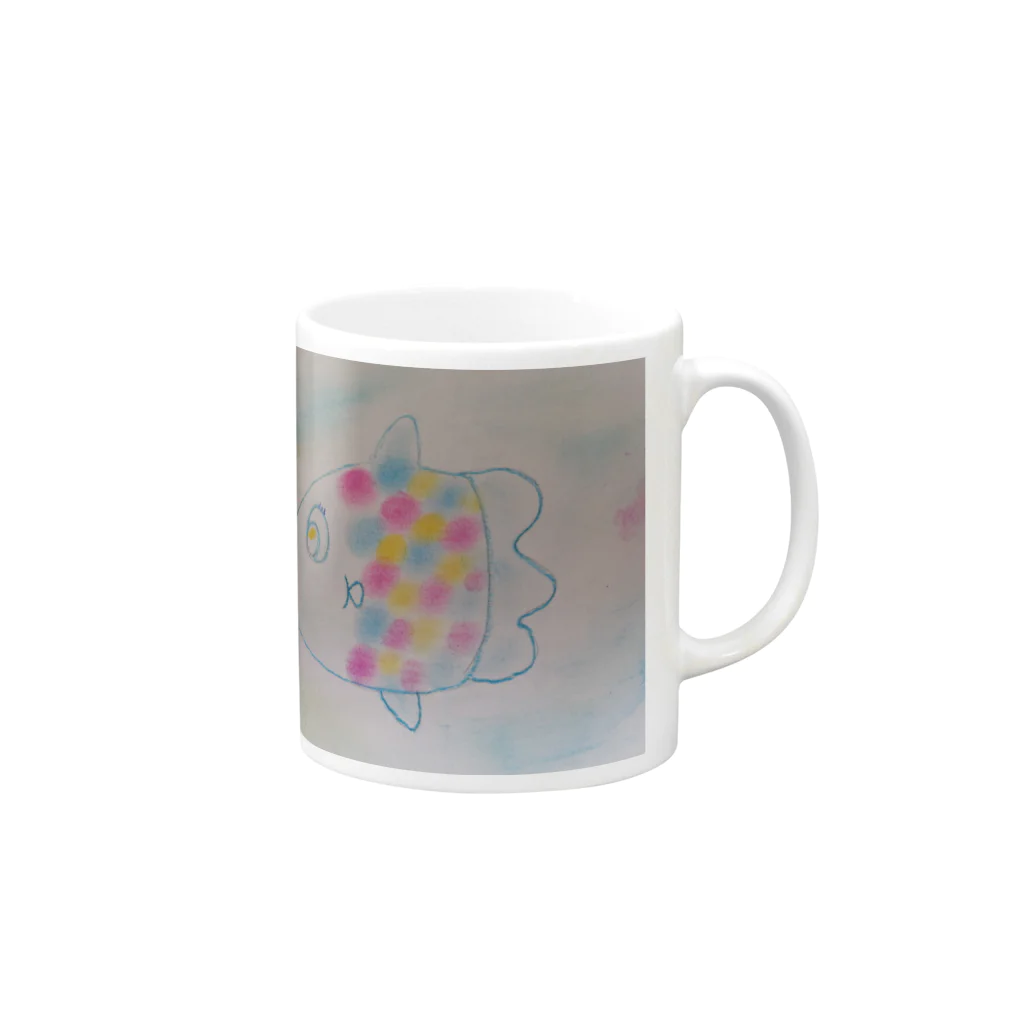 Asayonのマンボウくん🌟 Mug :right side of the handle