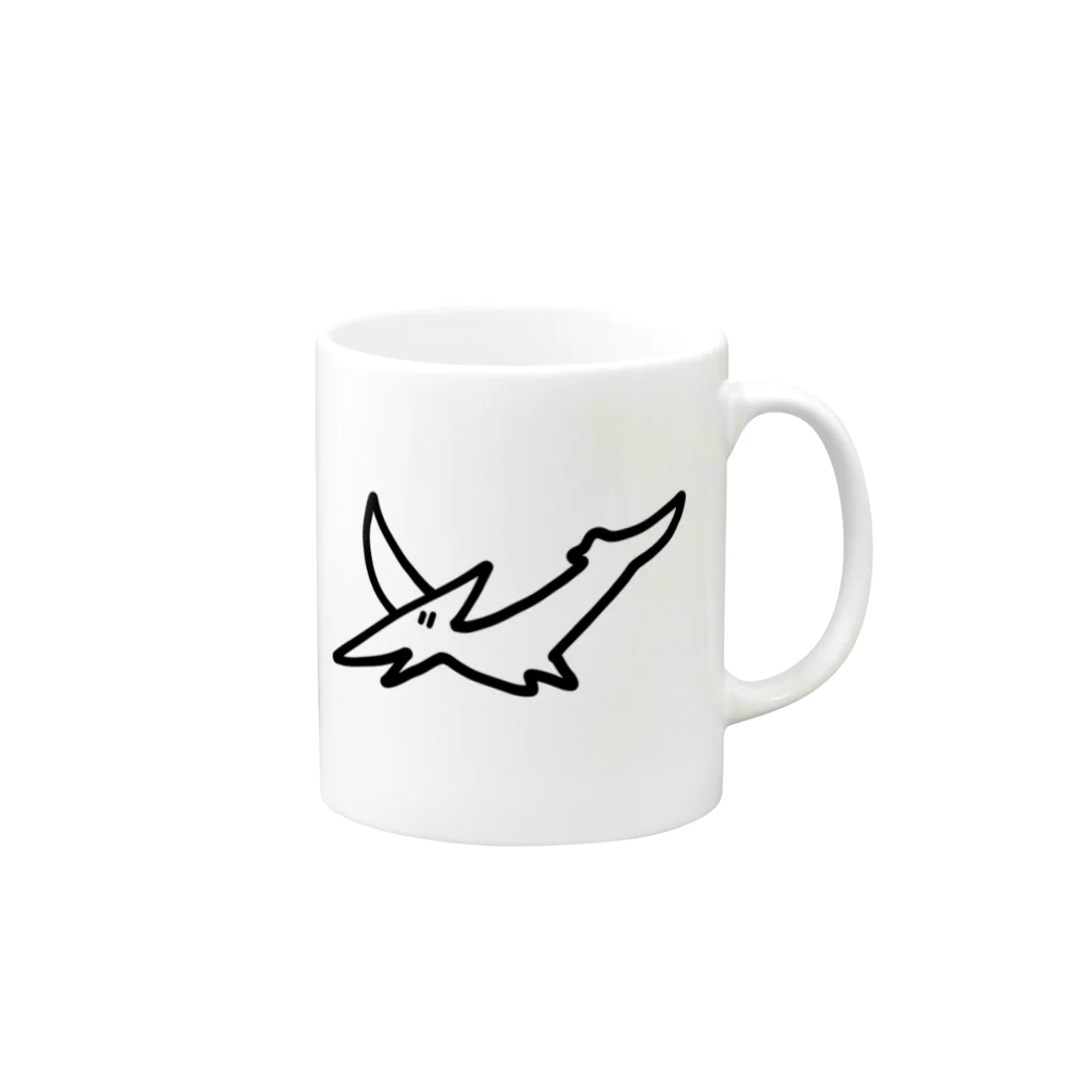 べろにか　ととのPteranodon Mug :right side of the handle