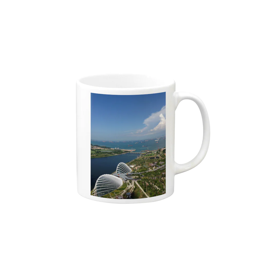 夢工房のSingapore Mug :right side of the handle