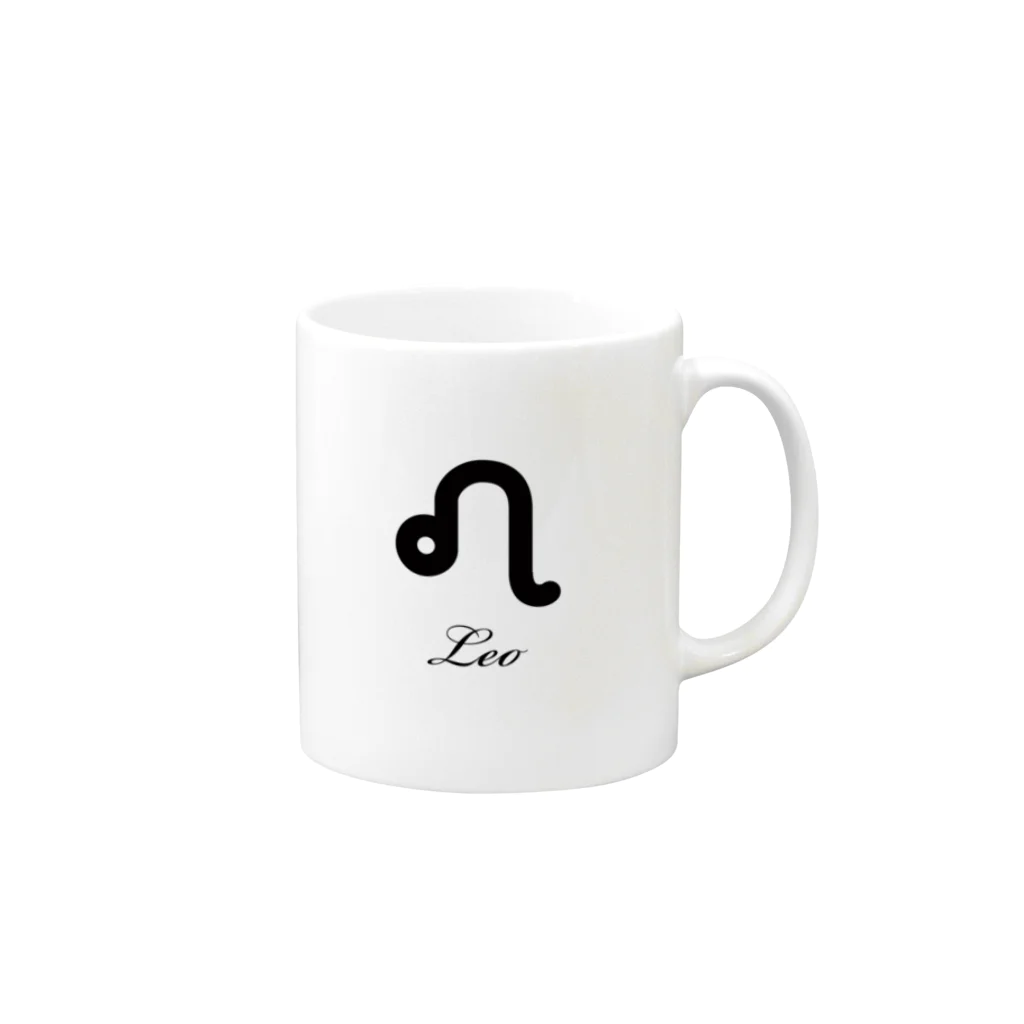 s-nowの獅子座 Leo Mug :right side of the handle