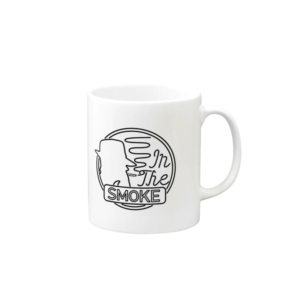 メイテイのネオンコレクションのInTheSmokeネオンの試し Mug :right side of the handle