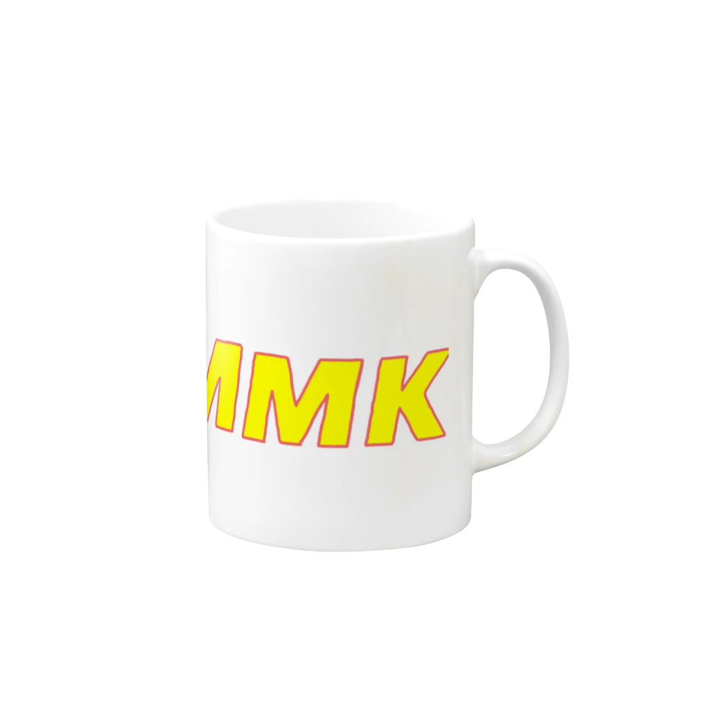 まいけるのおみせやさんのYMMK Mug :right side of the handle