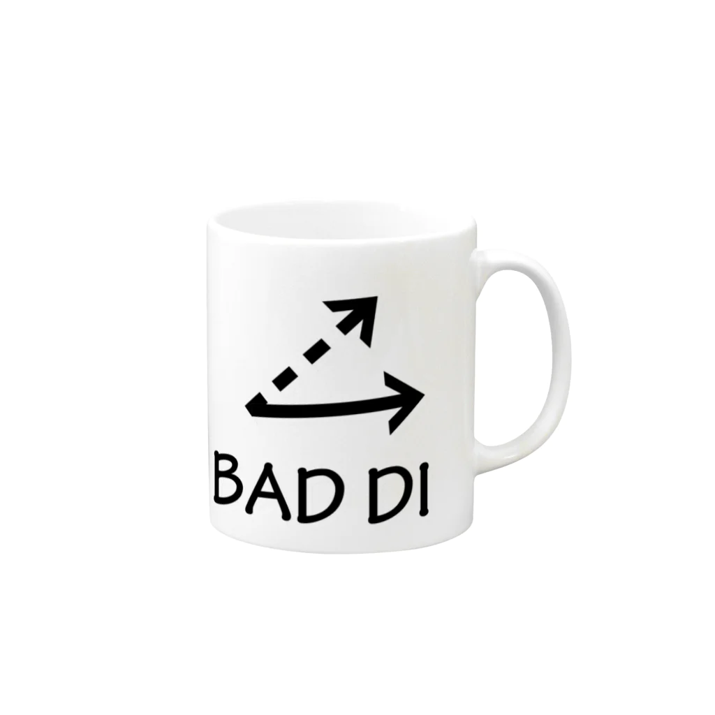 クロマキバレットのBAD DI Mug :right side of the handle