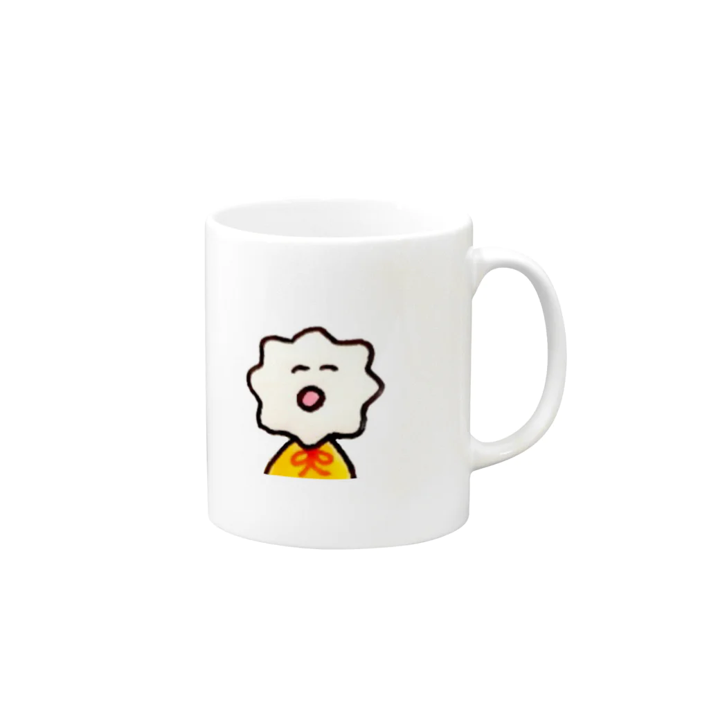 もちわぶのもちわぶ Mug :right side of the handle