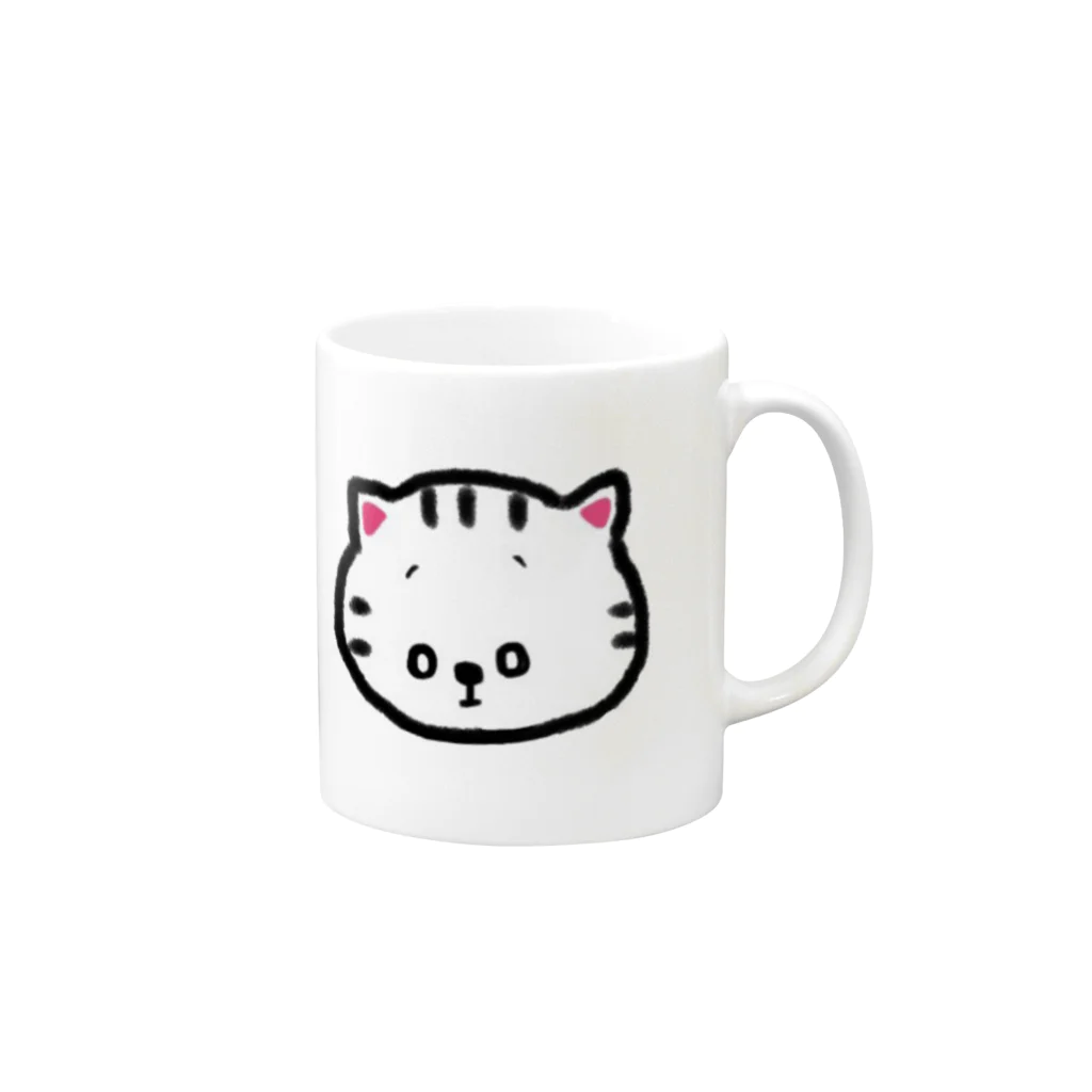 しょぼんねこのしょぼんねこ Mug :right side of the handle