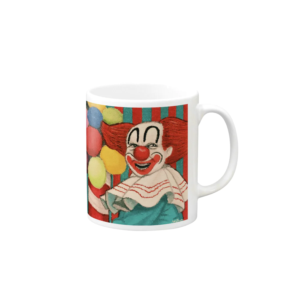 マリーのピエロちゃん Mug :right side of the handle