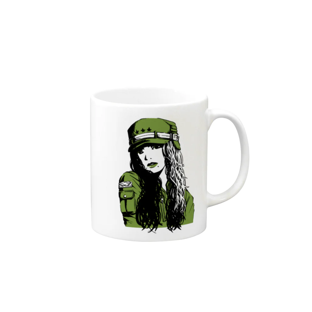 NFSN66 のgreen Mug :right side of the handle