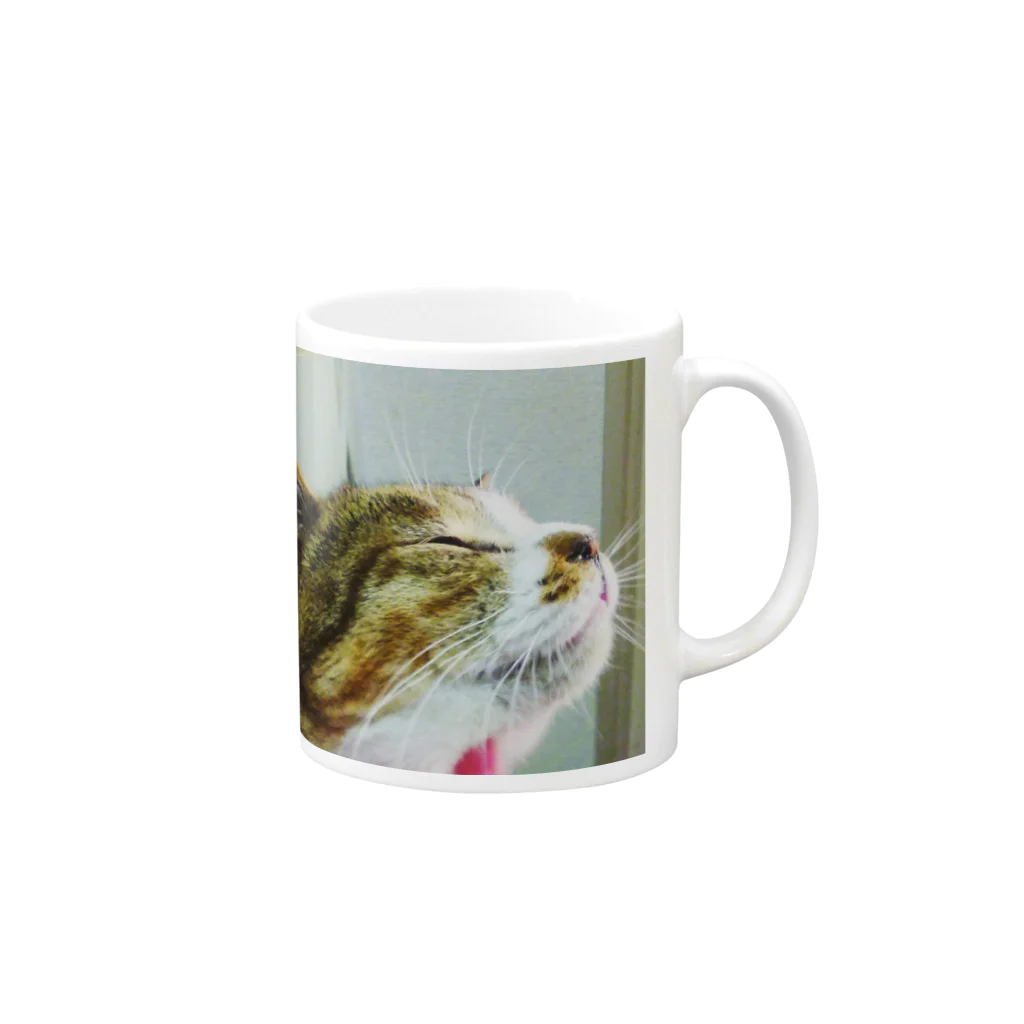 ＫＩＲＡのごきげん猫 Mug :right side of the handle