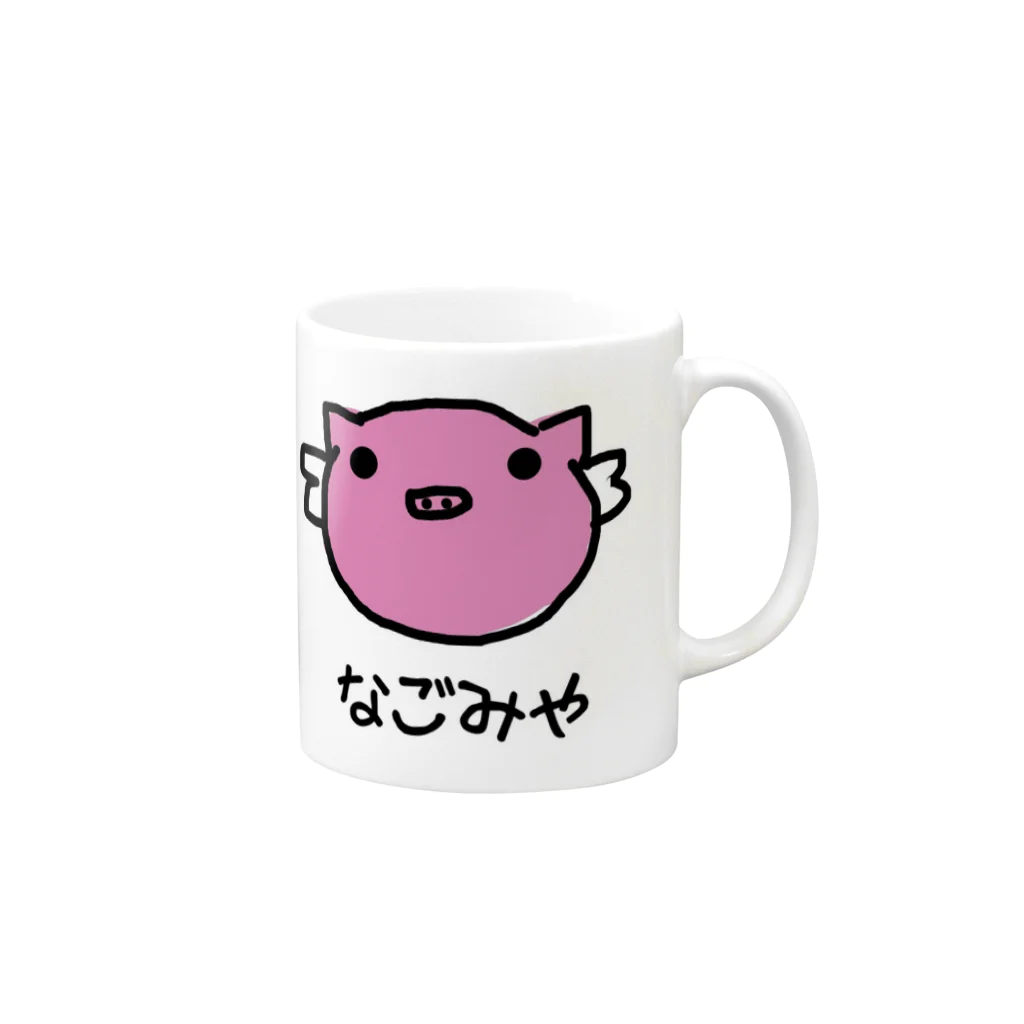 なごみやのはねぶた Mug :right side of the handle