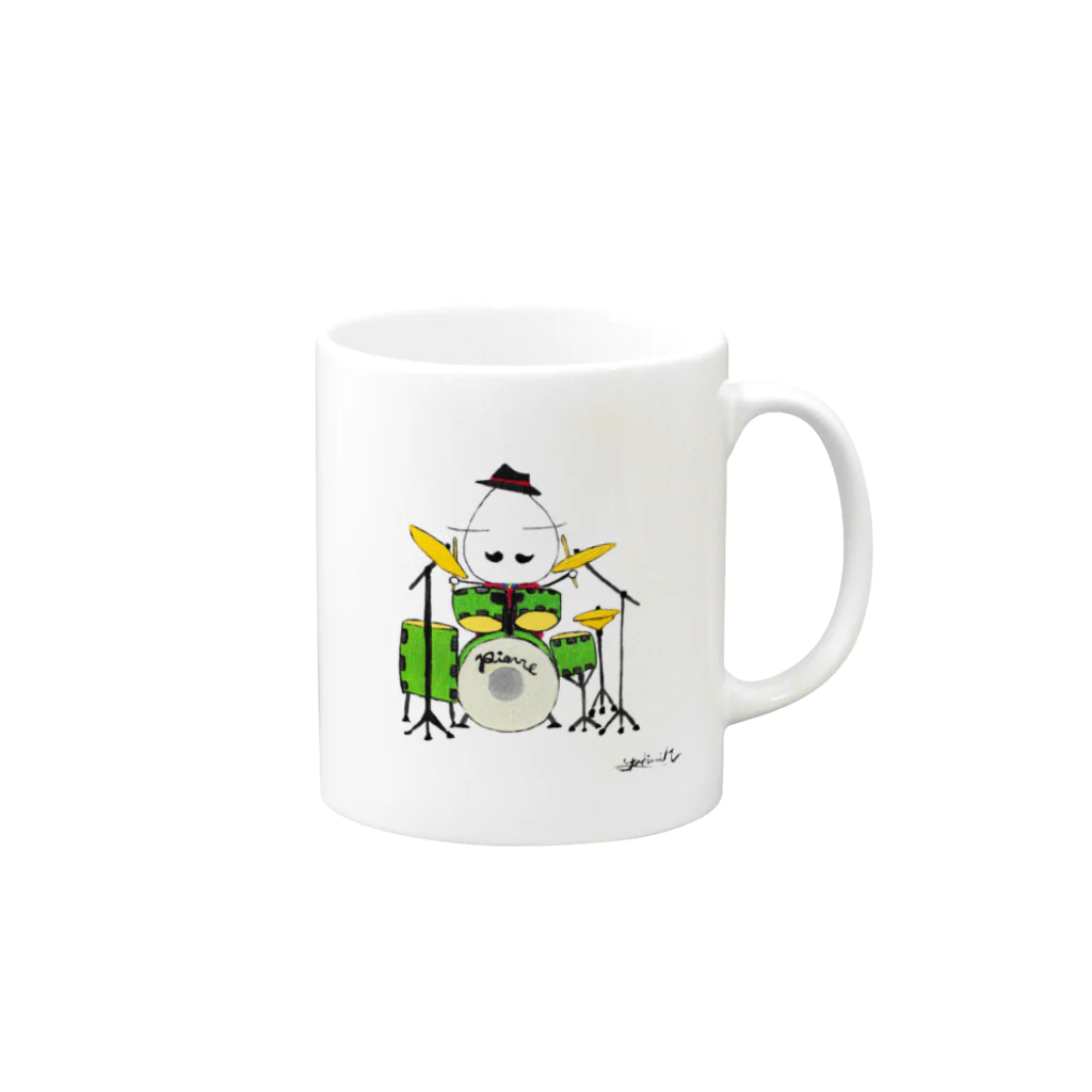 Micuyoshi StoreのPierre　Music Mug :right side of the handle