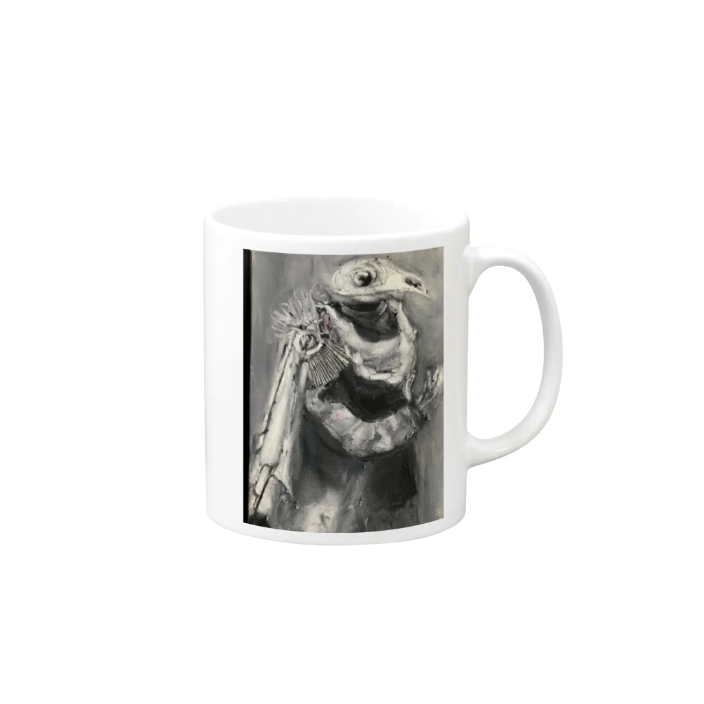 shin＿tomohiroの伝道師 Mug :right side of the handle