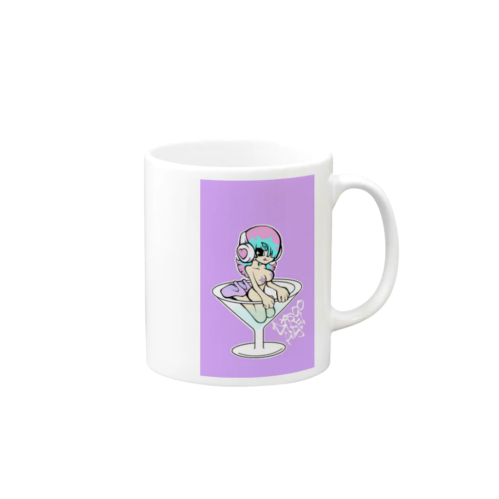 31556のおんがくが好きな女の子 Mug :right side of the handle