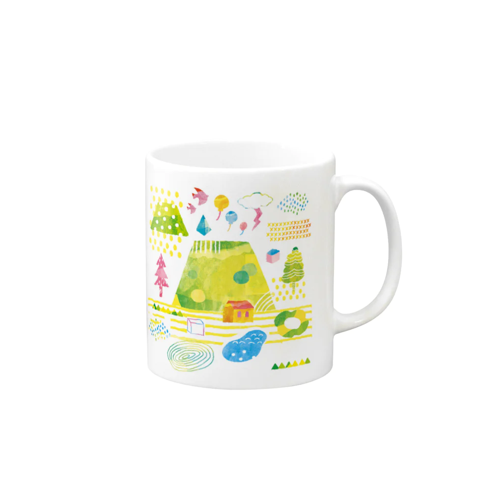 BURE-BUREのMOUNTAIN PLAY Mug :right side of the handle