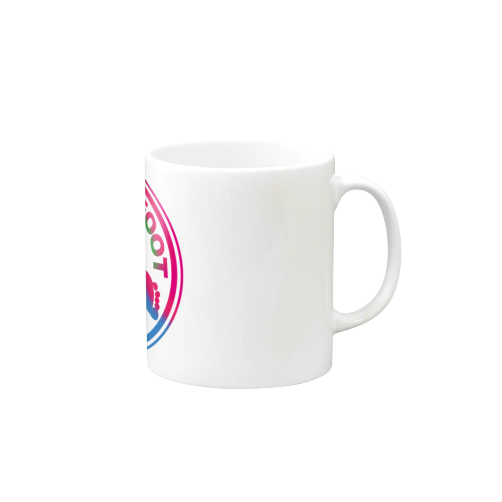 TRIPLE FOOTのTRIPLE FOOT オリジナルロゴ Mug :right side of the handle