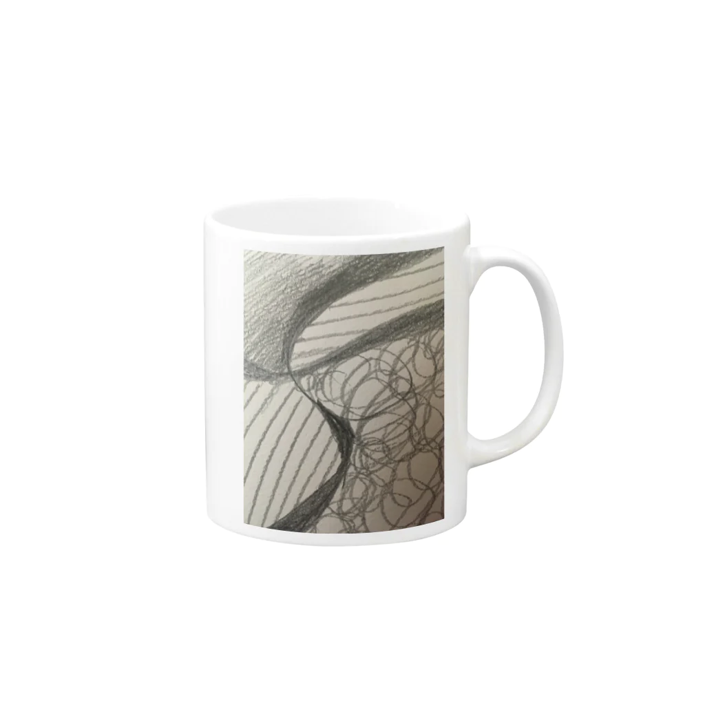 yumi81japanの不眠症 Mug :right side of the handle